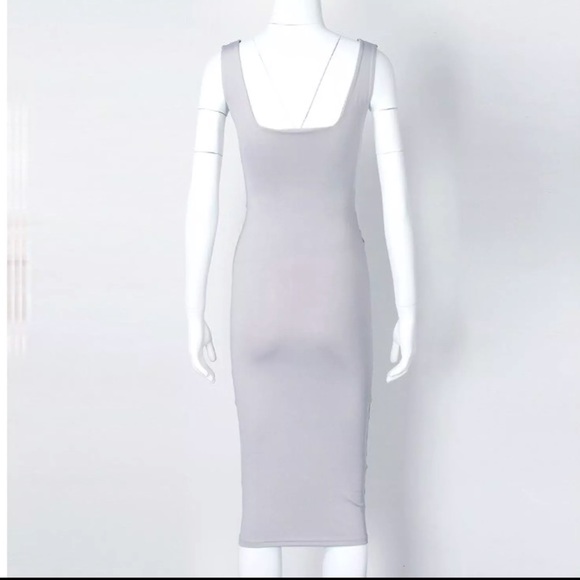Tank Midi Wrap Around Dress - Picture 7 of 7
